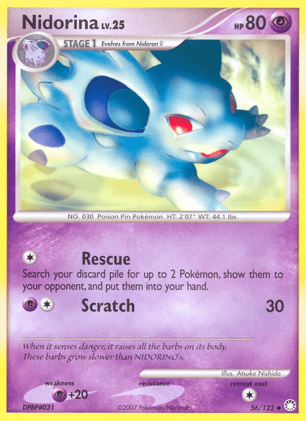 Nidorina (56/123) [Diamond & Pearl: Mysterious Treasures] (Online Only)
