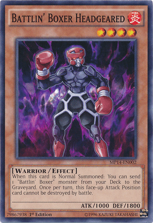 Battlin' Boxer Headgeared [MP14-EN002] Common (ONLINE ORDER ONLY)