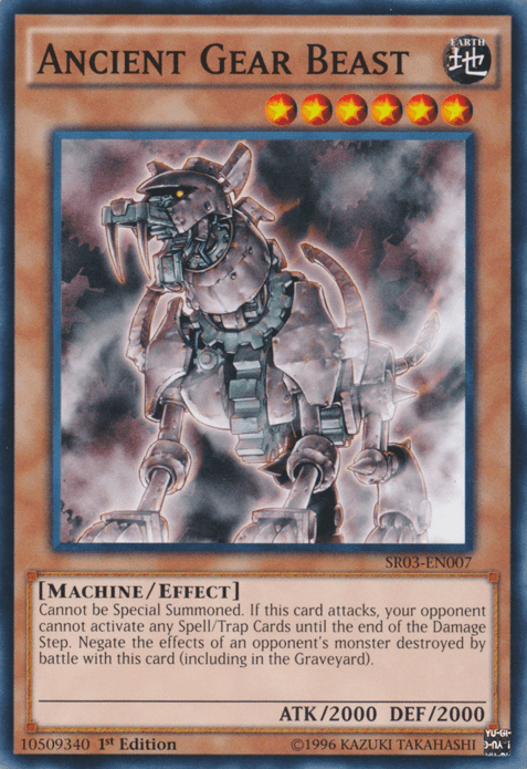 Ancient Gear Beast [SR03-EN007] Common (ONLINE ORDER ONLY)