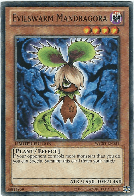 Evilswarm Mandragora [WGRT-EN051] Common (ONLINE ORDER ONLY)