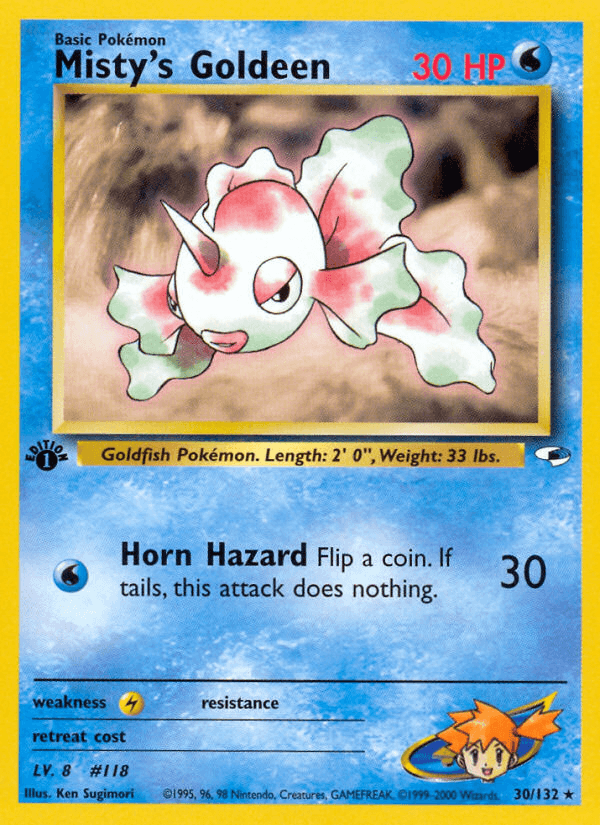 Misty's Goldeen (30/132) [Gym Heroes 1st Edition] (Online Only)