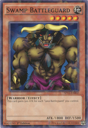 Swamp Battleguard [SP15-EN002] Shatterfoil Rare (ONLINE ORDER ONLY)