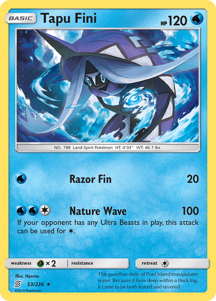 Tapu Fini (53/236) [Sun & Moon: Unified Minds] (Online Only)