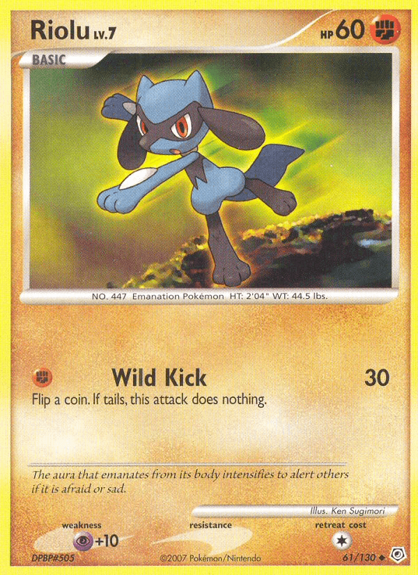 Riolu (61/130) [Diamond & Pearl: Base Set] (Online Only)