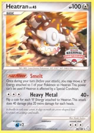 Heatran (30/146) (Regional Championships) [Diamond & Pearl: Legends Awakened] (Online Only)