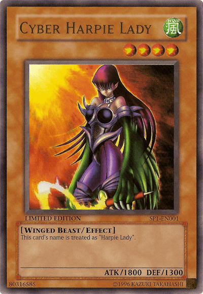 Cyber Harpie Lady [SP1-EN001] Ultra Rare (ONLINE ORDER ONLY)