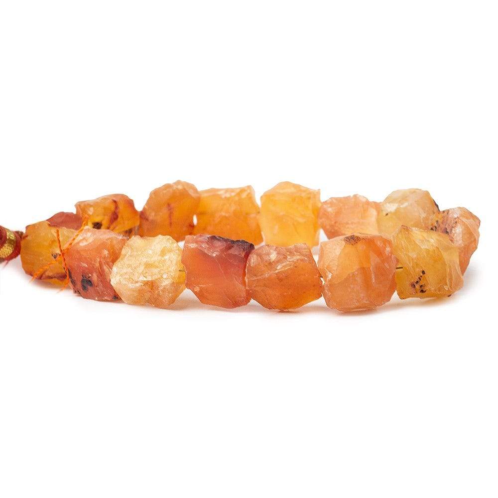 Cantalope Agate Beads Hammer Faceted Square (ONLINE ORDER ONLY)
