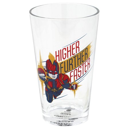 Captain Marvel Glass - Marvel Collector Corps Exclusive (Online Order Only)