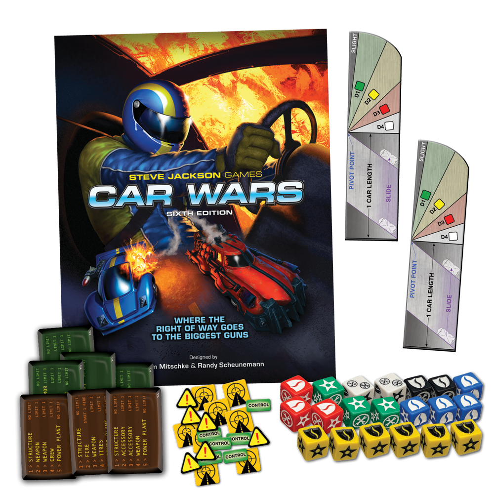 Car Wars - Two Player Starter Set: Blue / Green - Board Game (Online Order Only)