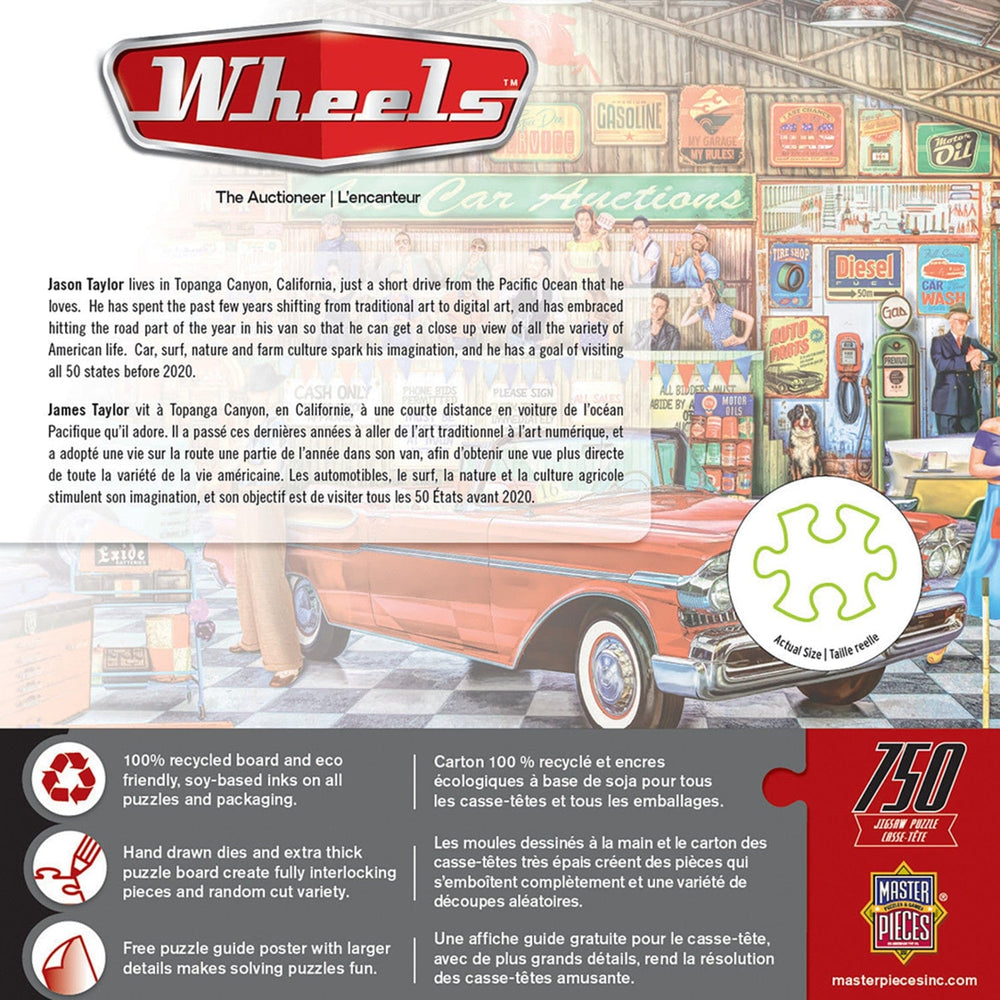 Wheels - The Auctioneer 750 Piece Jigsaw Puzzle (ONLINE ORDER ONLY)