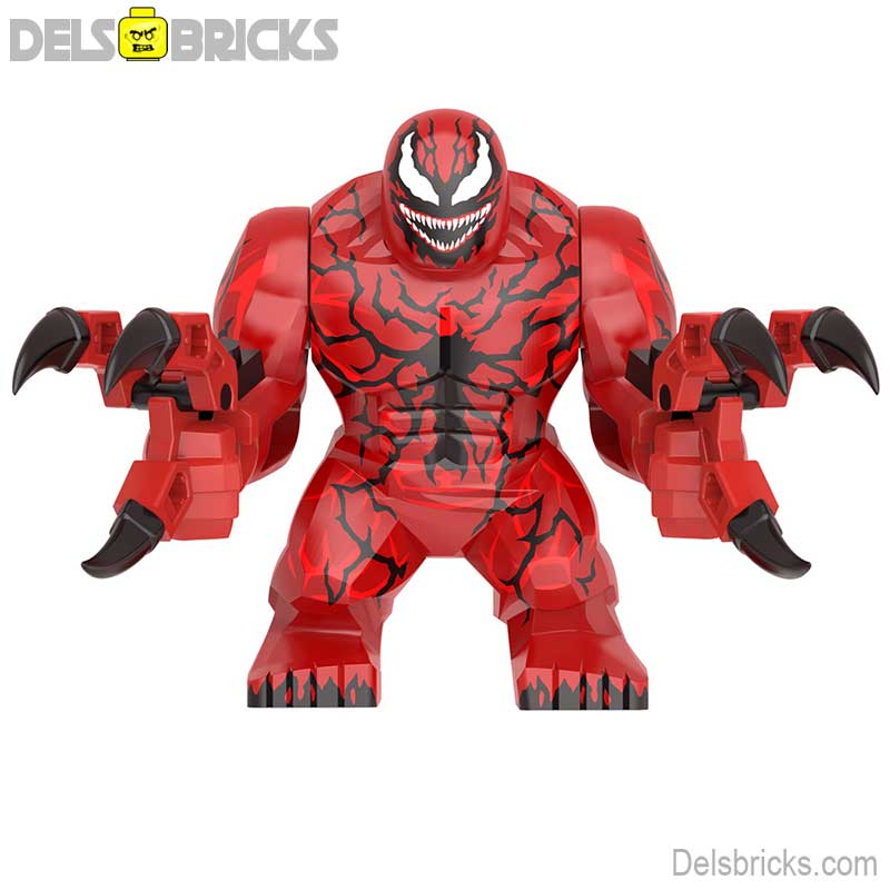Carnage from Spider-Man Venom Big Figure Lego Minifigures Custom Toys 2 (ONLINE ORDER ONLY)