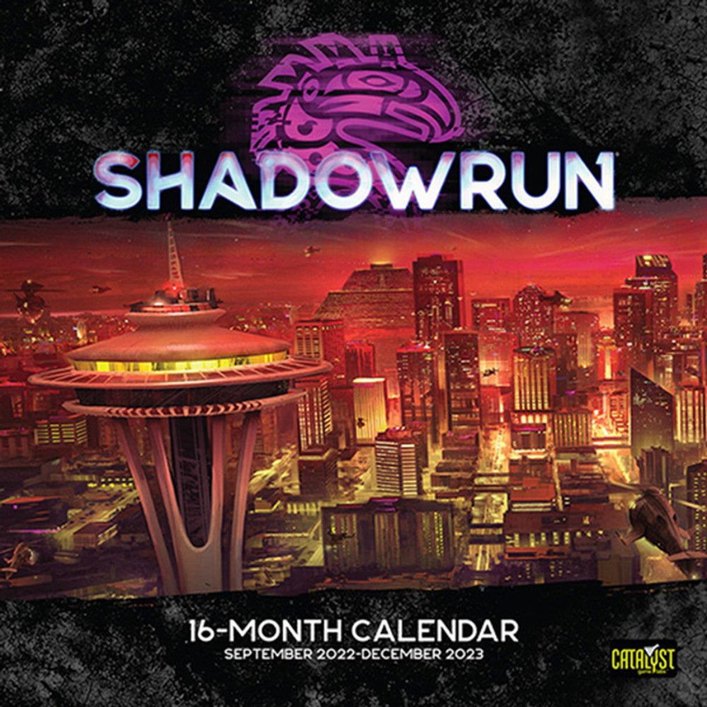 Shadowrun: 16-Month Calendar (Game Maps) (ONLINE ORDER ONLY)