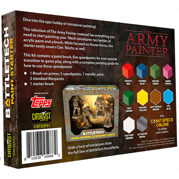 Battletech -  Paint Set Starter (Online Order Only)