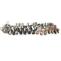 Cat's Eye Scapolite Plain Pear Beads, 7.5 inch, 6x4mm average, 67 pieces (ONLINE ORDER ONLY)