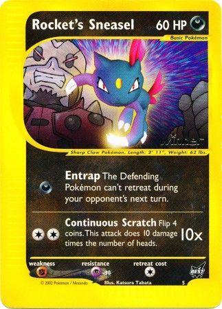 Rocket's Sneasel (5) (Winner) [Best of Promos] (Online Only)