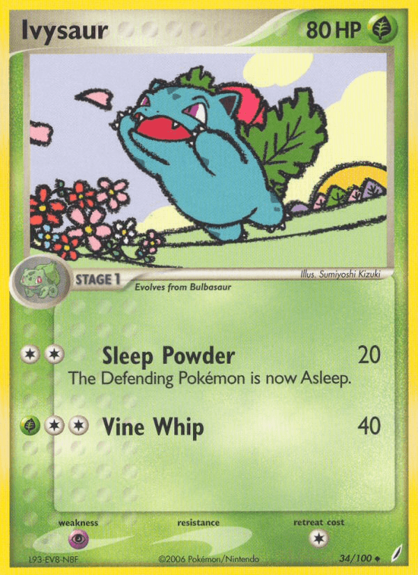 Ivysaur (34/100) [EX: Crystal Guardians] (Online Only)
