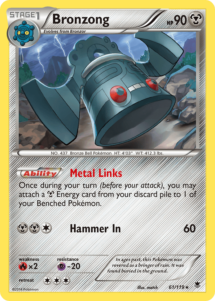 Bronzong (61/119) [XY: Phantom Forces] (Online Only)