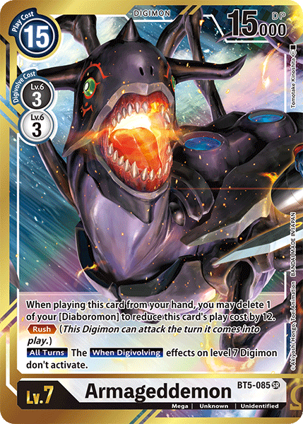 Armageddemon [BT5-085] (Alternate Art) [Battle of Omni] (ONLINE ORDER ONLY)