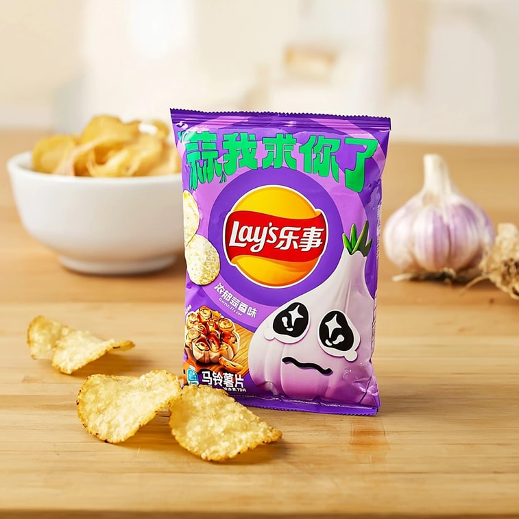 Lay's Potato Chips Rich Garlic Flavor 2.46 oz (ONLINE ORDER ONLY)