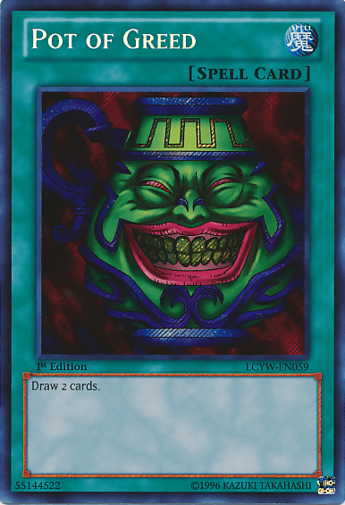Pot of Greed [LCYW-EN059] Secret Rare (ONLINE ORDER ONLY)