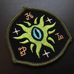 Eye Of Shoggoth Shield Embroidered Patch: Iron-on