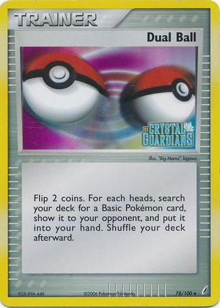 Dual Ball (78/100) (Stamped) [EX: Crystal Guardians] (Online Only)