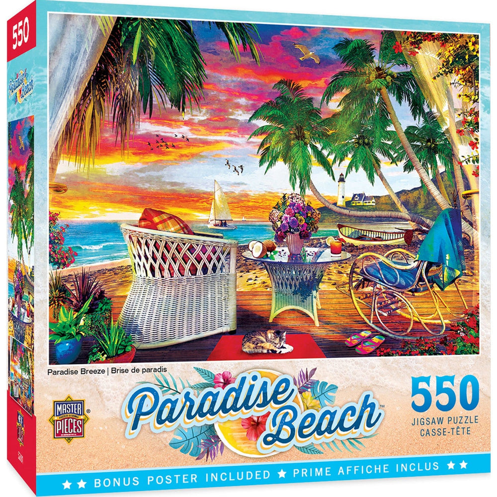 Paradise Beach - Paradise Breeze 550 Piece Jigsaw Puzzle (ONLINE ORDER ONLY)