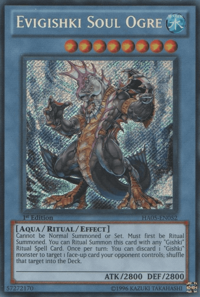 Evigishki Soul Ogre [HA05-EN052] Secret Rare (ONLINE ORDER ONLY)