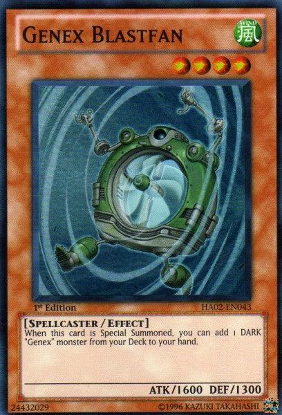 Genex Blastfan [HA02-EN043] Super Rare (ONLINE ORDER ONLY)