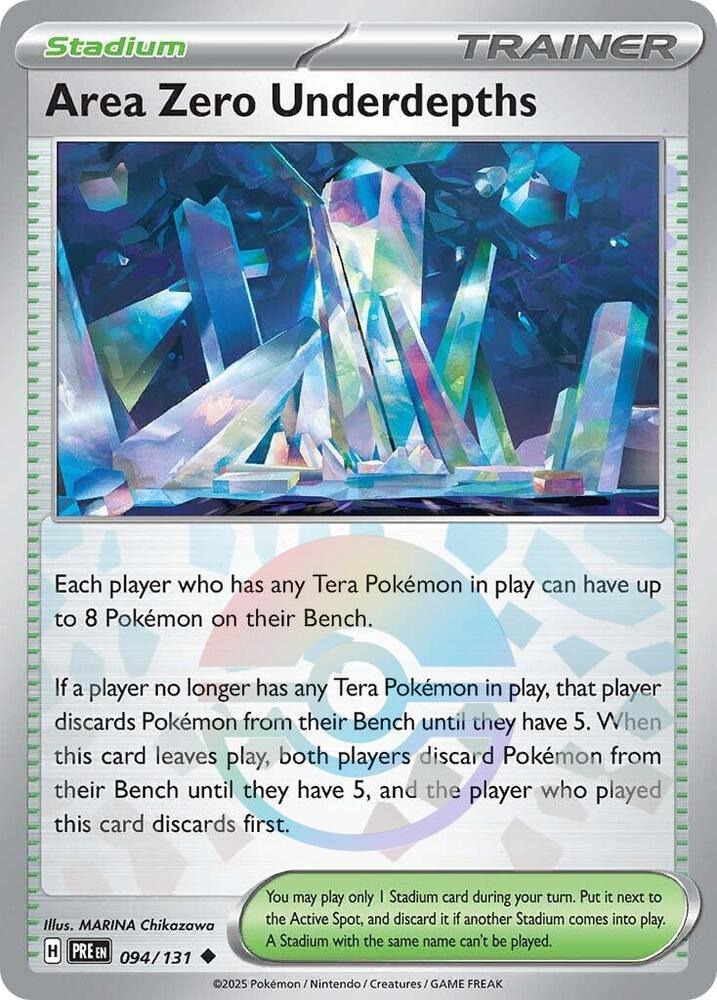 Area Zero Underdepths (094/131) (Poke Ball Pattern) [Scarlet & Violet: Prismatic Evolutions] (Online Only)