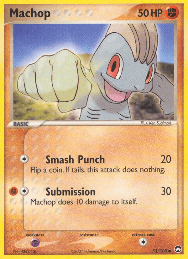 Machop (53/108) [EX: Power Keepers] (Online Only)