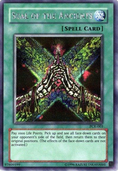Seal of the Ancients (Power of Chaos: Kaiba the Revenge) [PCK-003] Secret Rare (ONLINE ORDER ONLY)