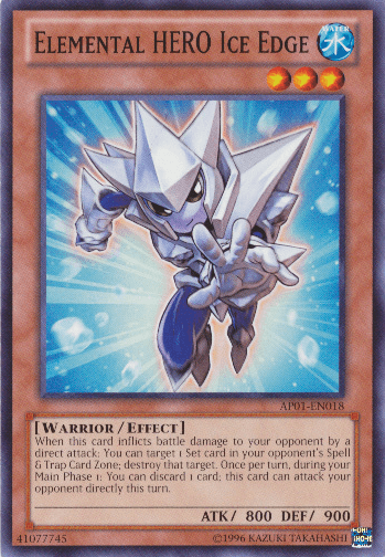 Elemental HERO Ice Edge [AP01-EN018] Common (ONLINE ORDER ONLY)