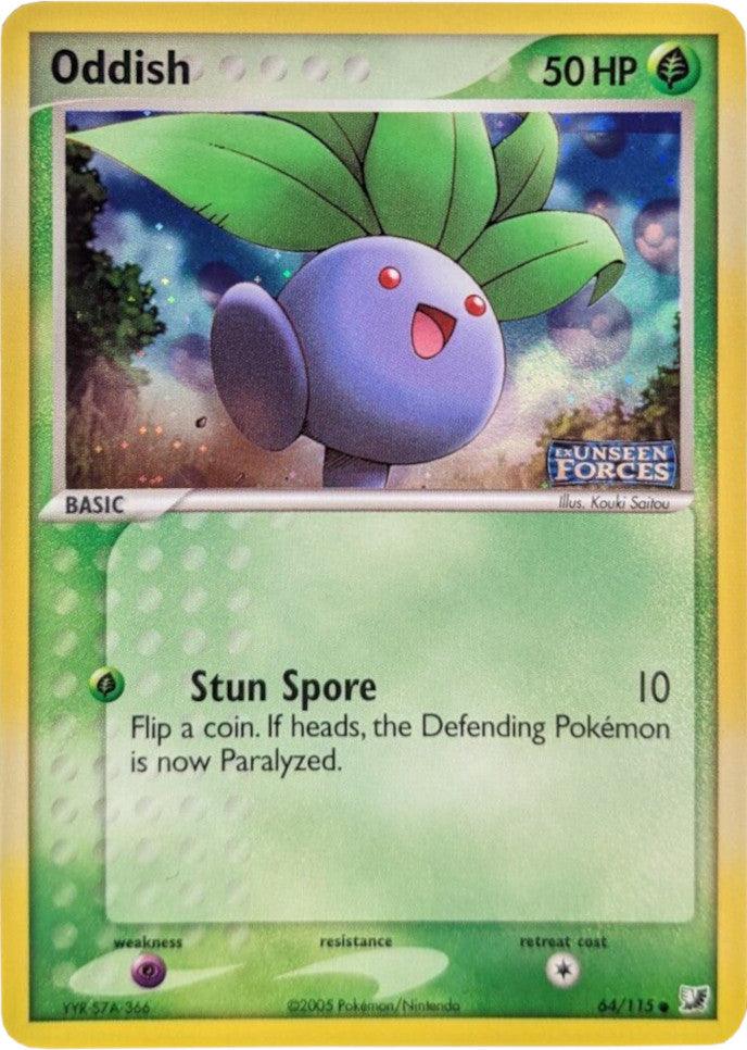 Oddish (64/115) (Stamped) [EX: Unseen Forces] (Online Only)
