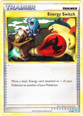 Energy Switch (21/30) [HeartGold & SoulSilver: Trainer Kit - Gyarados] (Online Only)