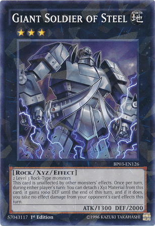 Giant Soldier of Steel [BP03-EN126] Shatterfoil Rare (ONLINE ORDER ONLY)