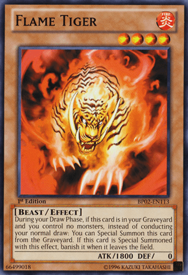 Flame Tiger [BP02-EN113] Common (ONLINE ORDER ONLY)
