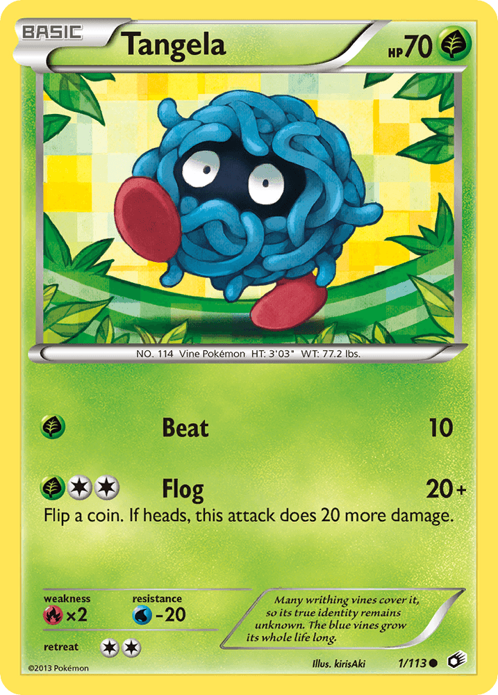 Tangela (1/113) [Black & White: Legendary Treasures] (Online Only)