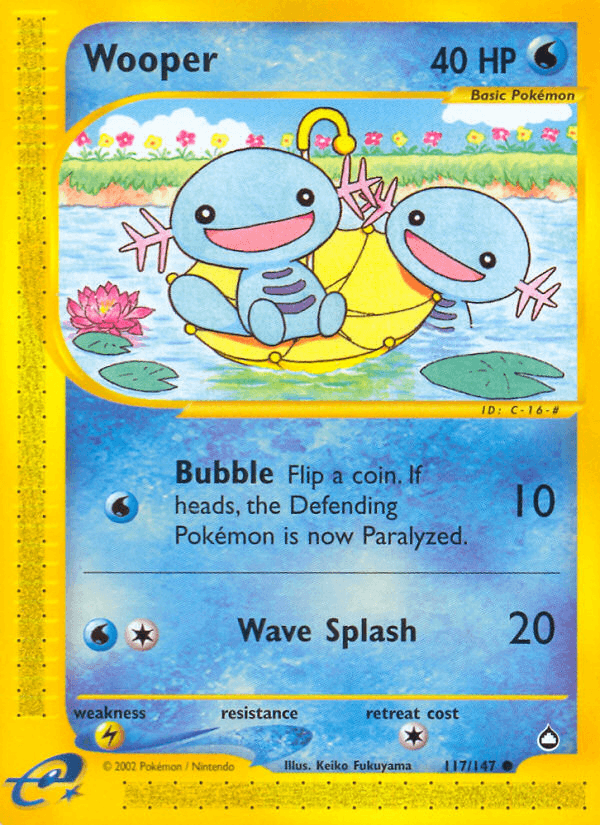 Wooper (117/147) [Aquapolis] (Online Only)