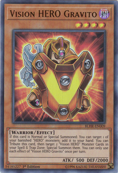 Vision Hero Gravito [BLHR-EN009] Ultra Rare (ONLINE ORDER ONLY)