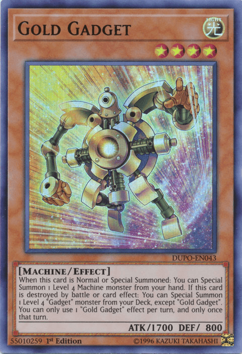 Gold Gadget [DUPO-EN043] Ultra Rare (ONLINE ORDER ONLY)