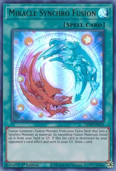Miracle Synchro Fusion [GFTP-EN111] Ultra Rare (ONLINE ORDER ONLY)