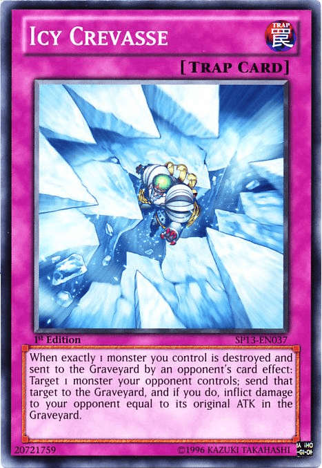 Icy Crevasse [SP13-EN037] Common (ONLINE ORDER ONLY)