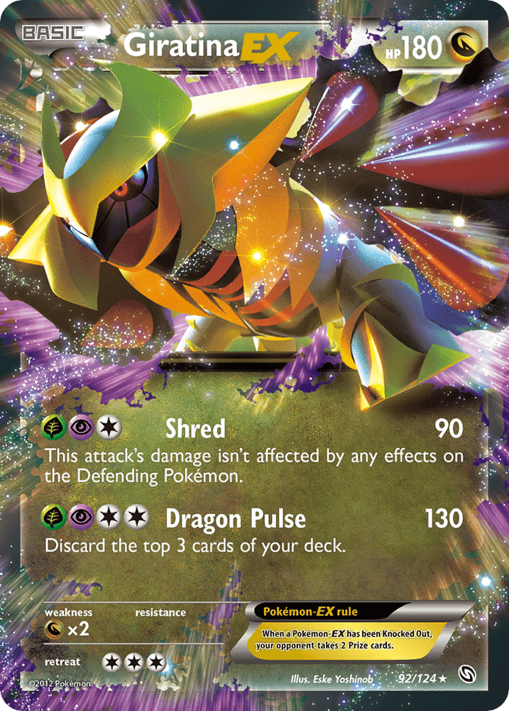 Giratina EX (92/124) [Black & White: Dragons Exalted] (Online Only)