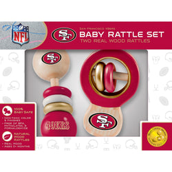 San Francisco 49ers - Baby Rattles 2-Pack