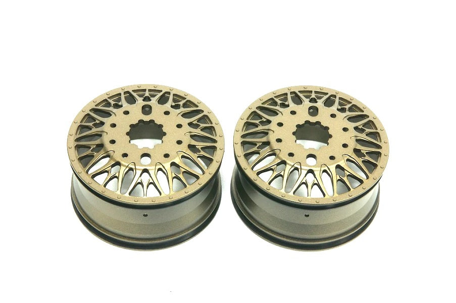 CEN Racing KG1 Forged KD014 Trident-D Front Wheels (2pc) - 40mm Width Bronze - Ford F-450 1/10 Scale Upgrade Part CD0609