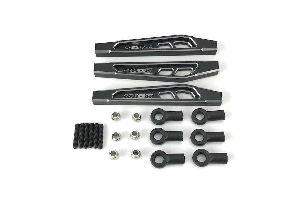 CEN Racing KAOS CNC Aluminum Front Upper & Lower Suspension Links (69mm Black) (3pcs) F450 (ONLINE ORDER ONLY)