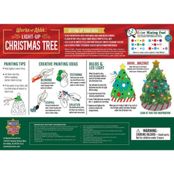 Christmas Tree - 6" Light-Up Plaster Paint Kit