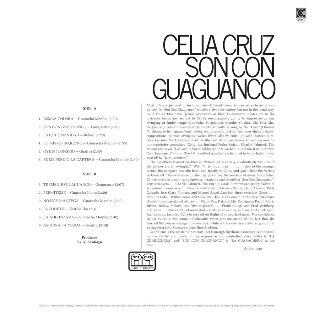 Son Con Guaguanco (180 Gram Vinyl) [Vinyl] (ONLINE ORDER ONLY)