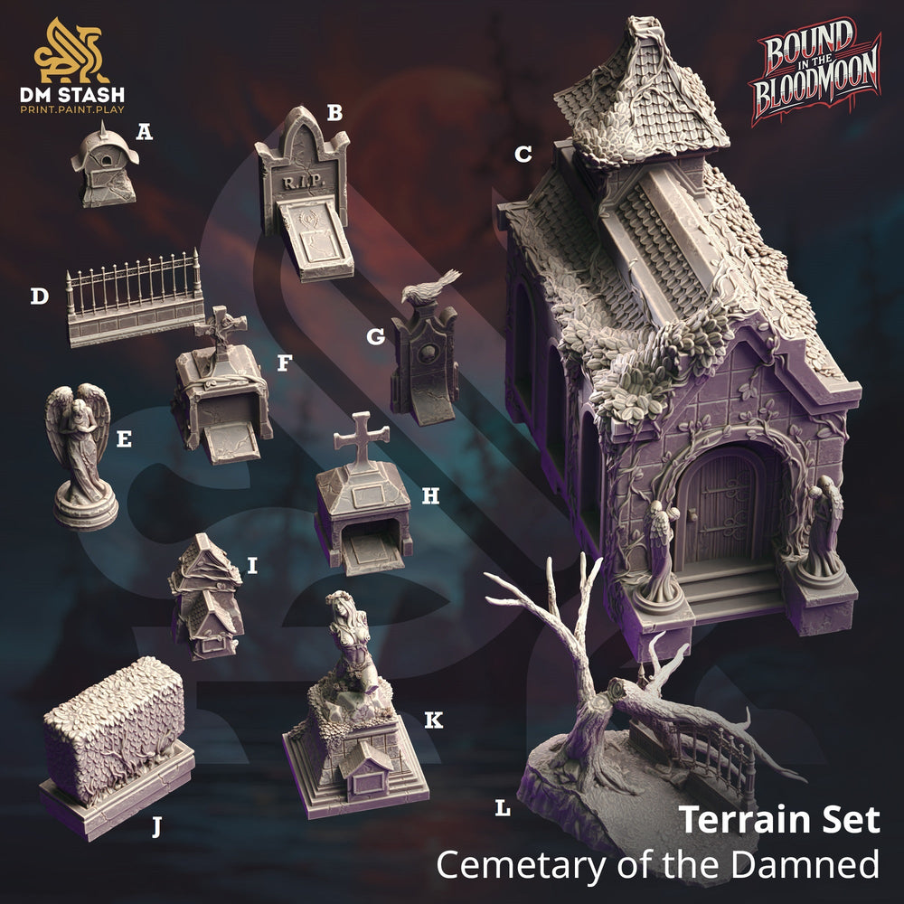 Cemetery of the Damned (Graveyard Terrain) (Online Only)